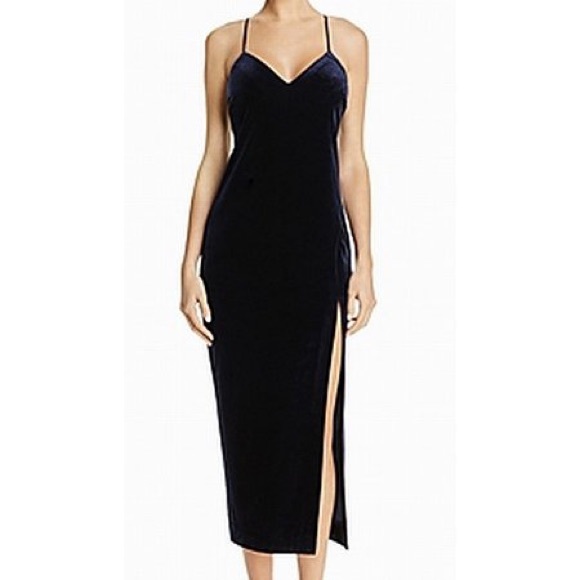 bardot slit dress